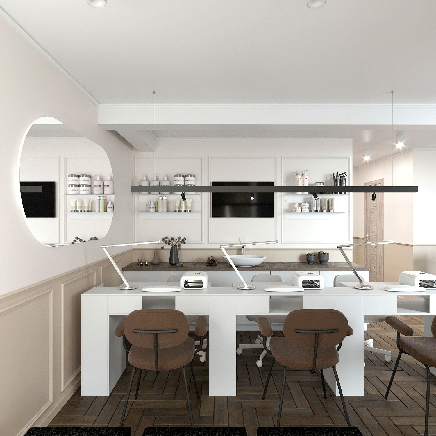 Beauty salon interior design